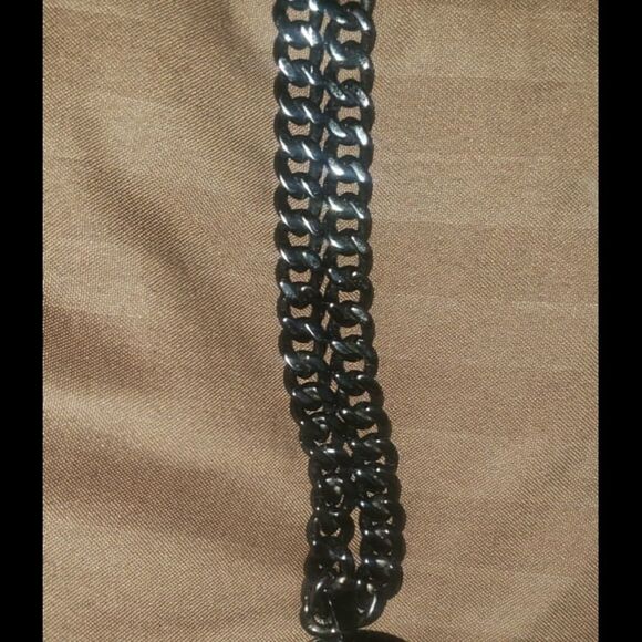 NEW LARGE BLACK CHAIN MIAMI CUBAN LINK 12MM UNISEX NECKLACE MENS JEWELRY GIFT - Picture 3 of 7